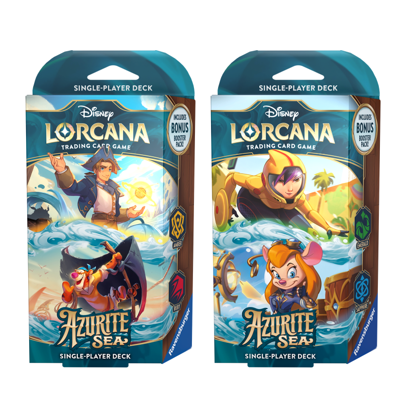 S6 Azurite Sea Single Player Starter Deck - Lorcana