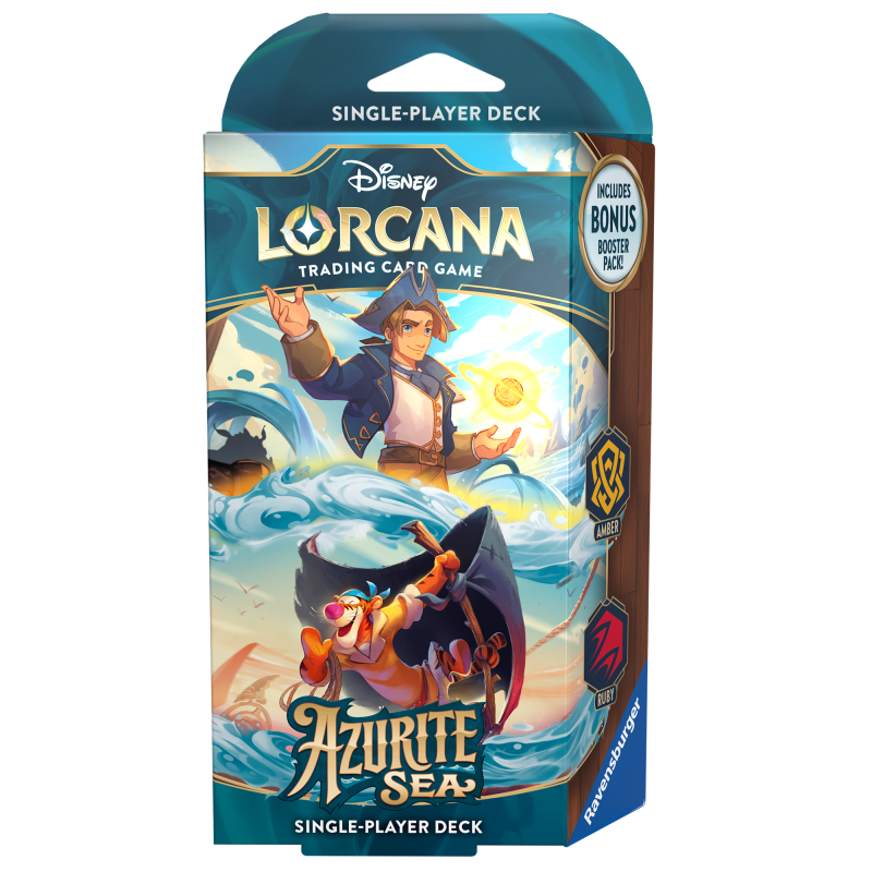 S6 Azurite Sea Single Player Starter Deck - Lorcana
