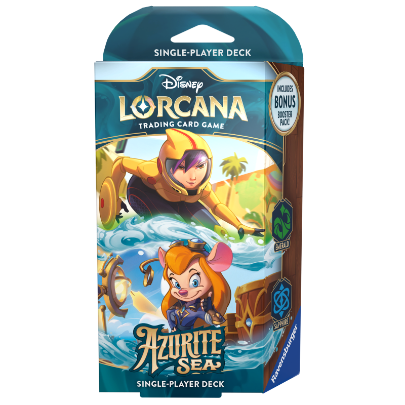 S6 Azurite Sea Single Player Starter Deck - Lorcana