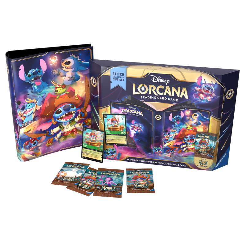 S6 Azurite Sea Stitch Collectors Gift Set - Lorcana