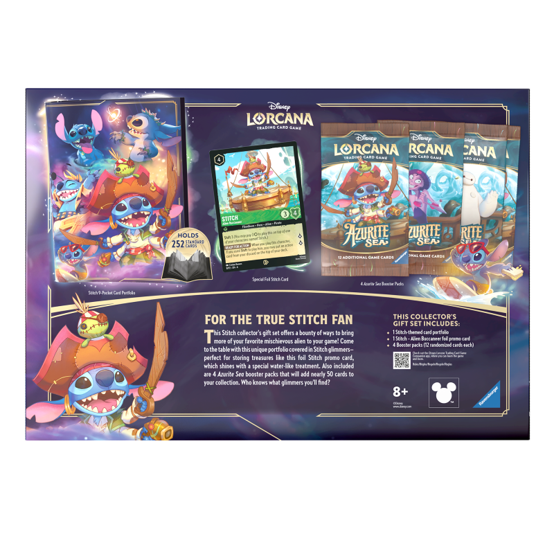 S6 Azurite Sea Stitch Collectors Gift Set - Lorcana