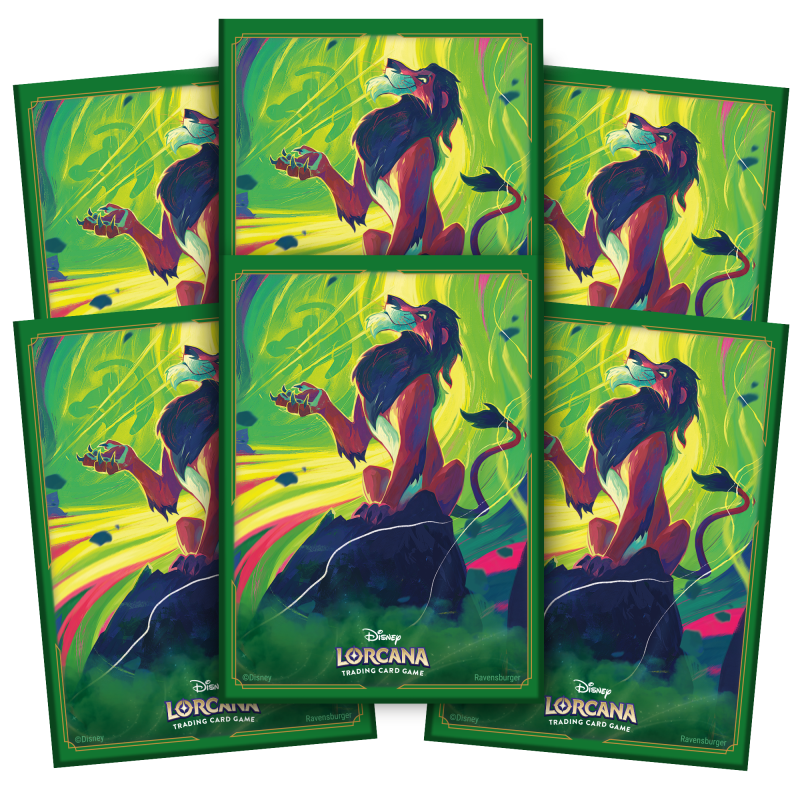 S6 Azurite Sea Sleeves Scar Vengeful Lion - Lorcana
