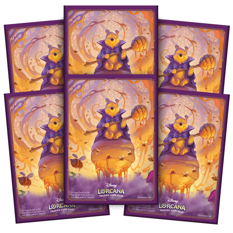 S6 Azurite Sea Sleeves Winnie the Pooh Hunny Wizard - Lorcana