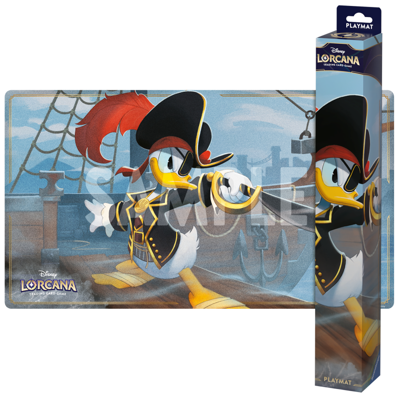 S6 Azurite Sea Playmat Donald Duck Buccaneer - Lorcana