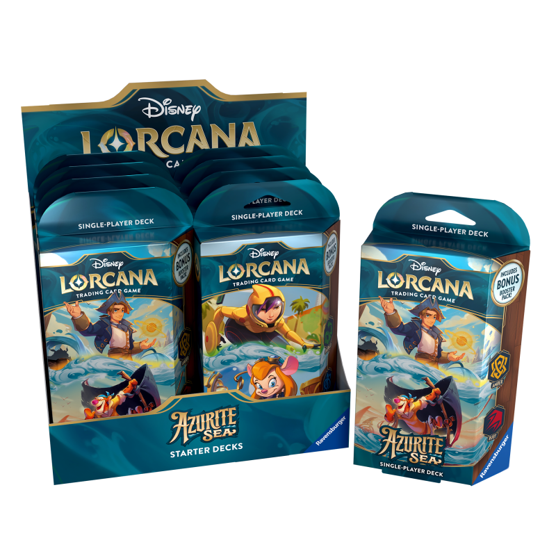 S6 Azurite Sea Single Player Starter Deck - Lorcana