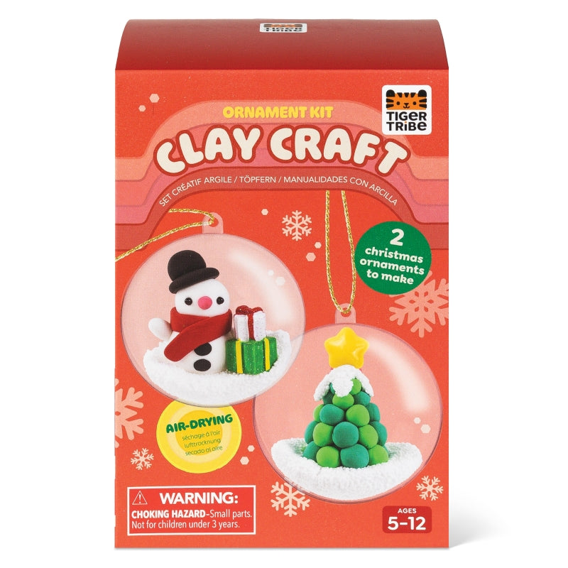 Clay Craft Christmas Ornament - Tiger Tribe