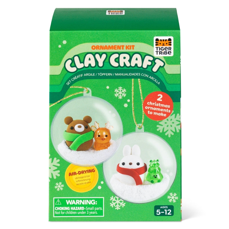 Clay Craft Christmas Ornament - Tiger Tribe