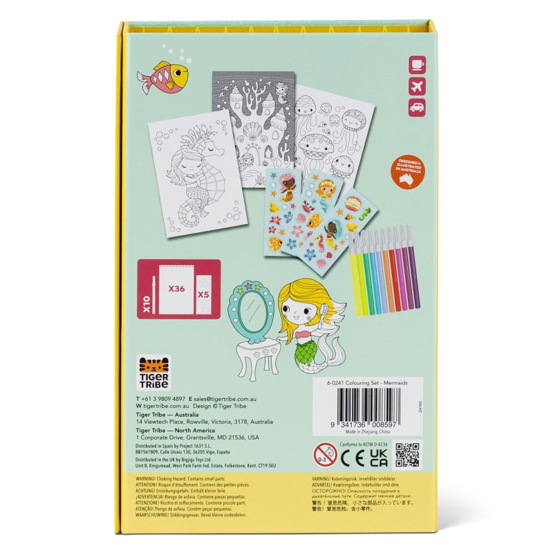 Mermaids Colouring Set - Tiger Tribe