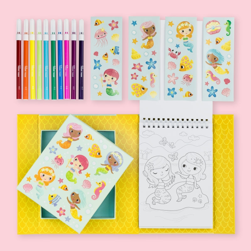 Mermaids Colouring Set - Tiger Tribe