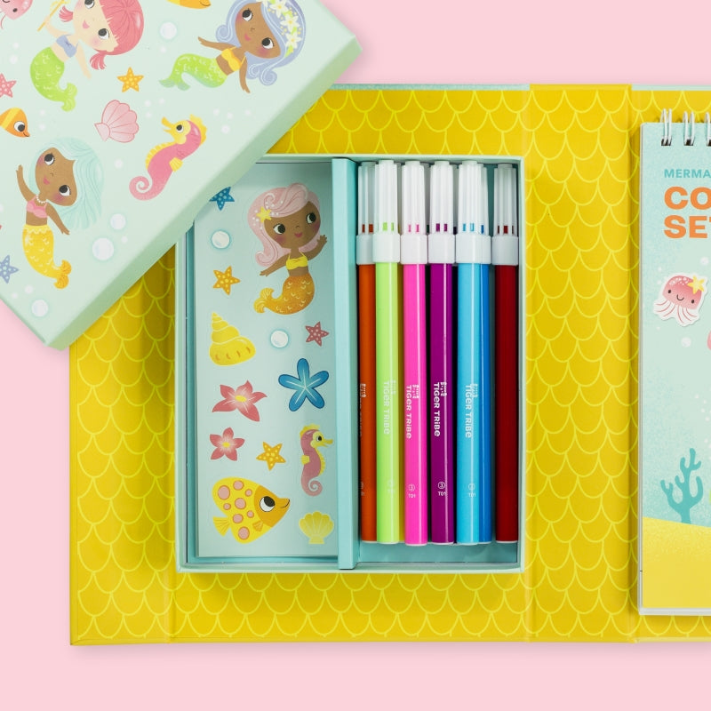 Mermaids Colouring Set - Tiger Tribe