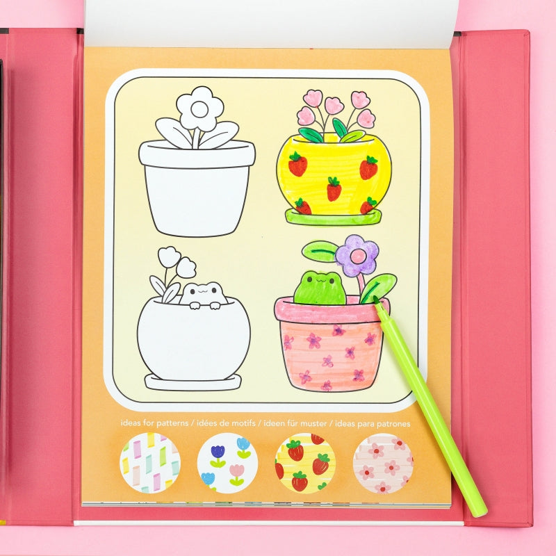 Great Big Colouring Set Magical Mini Worlds - Tiger Tribe