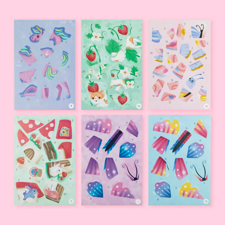 Sticker by Numbers Magical Garden - Tiger Tribe