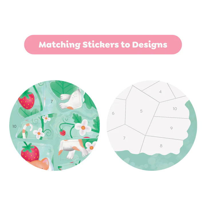 Sticker by Numbers Magical Garden - Tiger Tribe