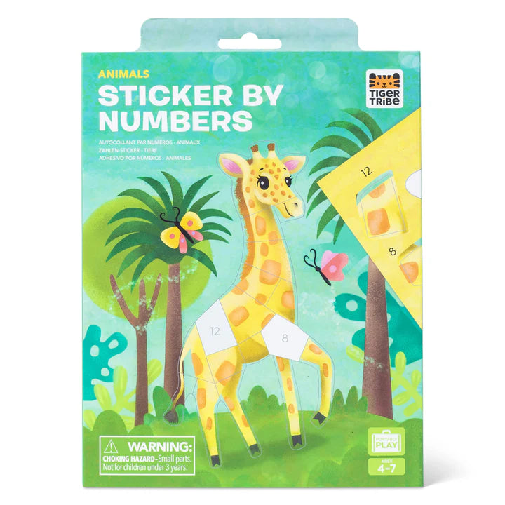 Sticker by Numbers Animals - Tiger Tribe