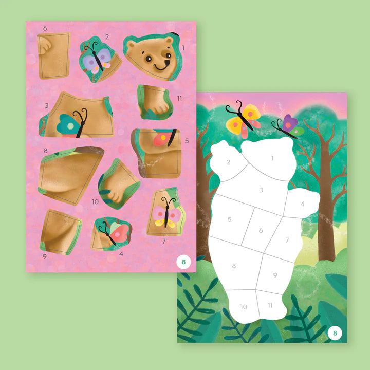 Sticker by Numbers Animals - Tiger Tribe