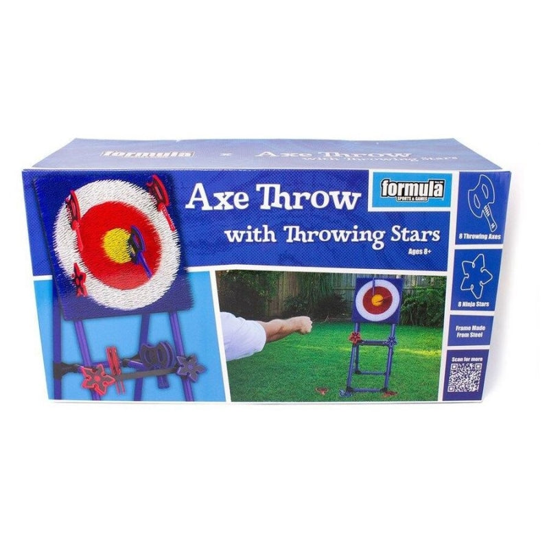 Axe Throwing with Throwing Stars