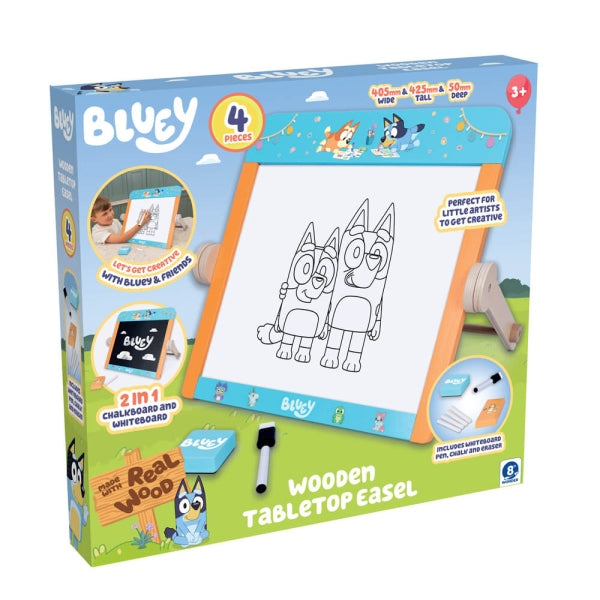 Bluey Wooden Tabletop Easel