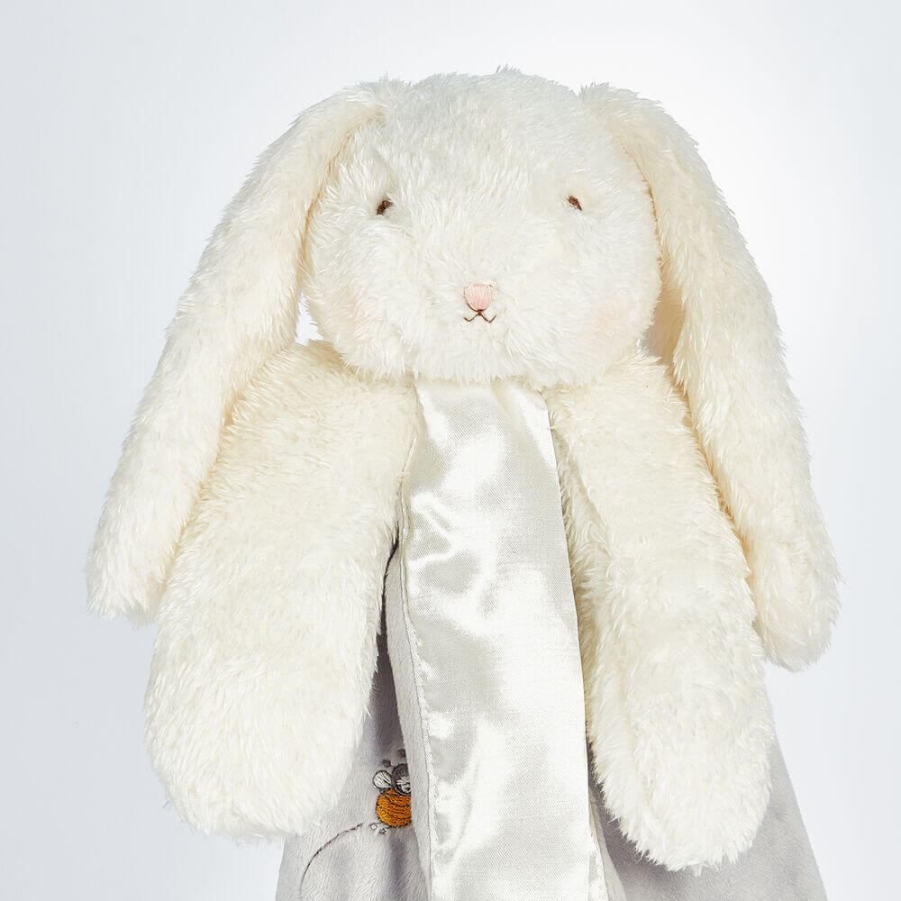 Buddy Blanket Bloom Bunny Grey 40cm - Bunnies By The Bay