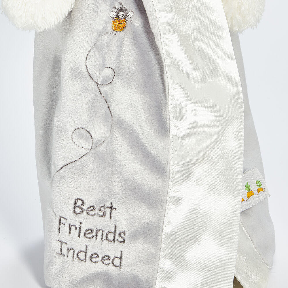Buddy Blanket Bloom Bunny Grey 40cm - Bunnies By The Bay