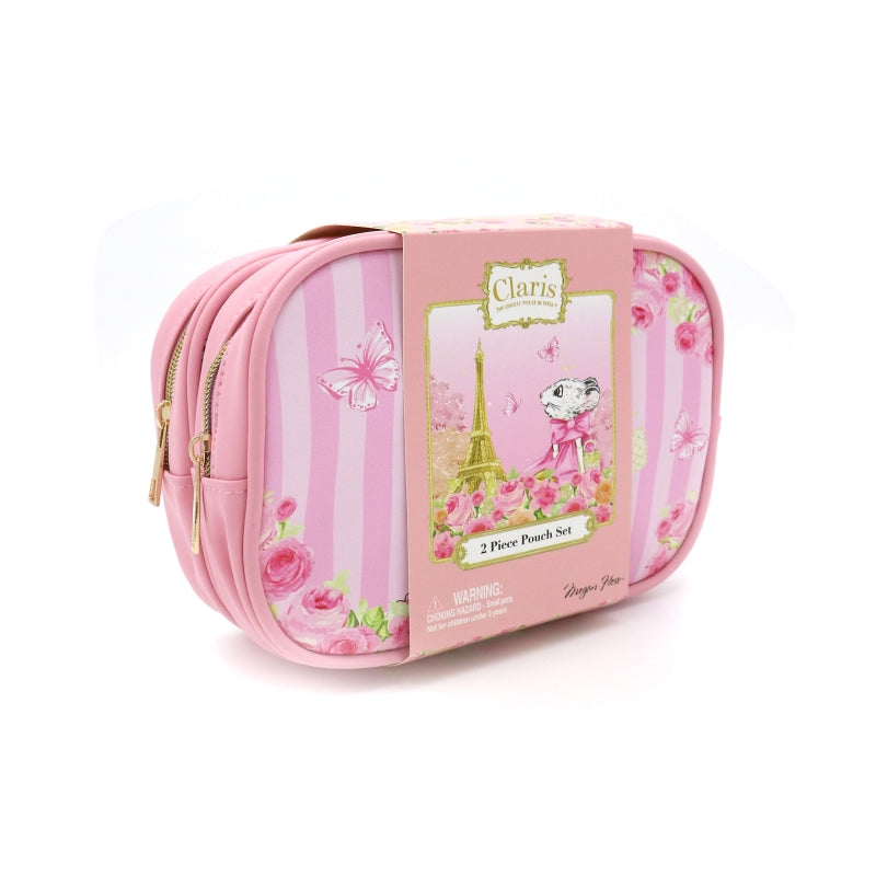 Claris Cosmetic Pouch 2 pce Set