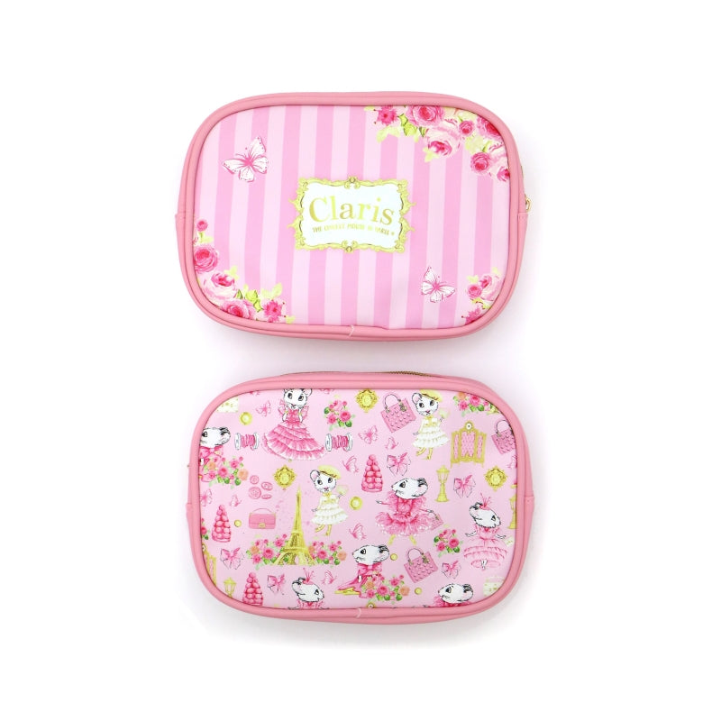 Claris Cosmetic Pouch 2 pce Set