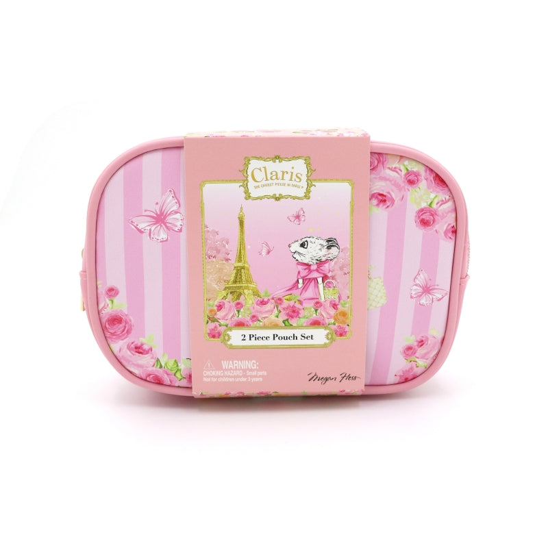 Claris Cosmetic Pouch 2 pce Set