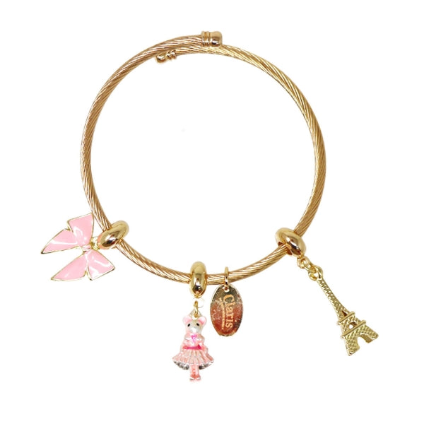 Claris Charm Bracelet - Pink Poppy