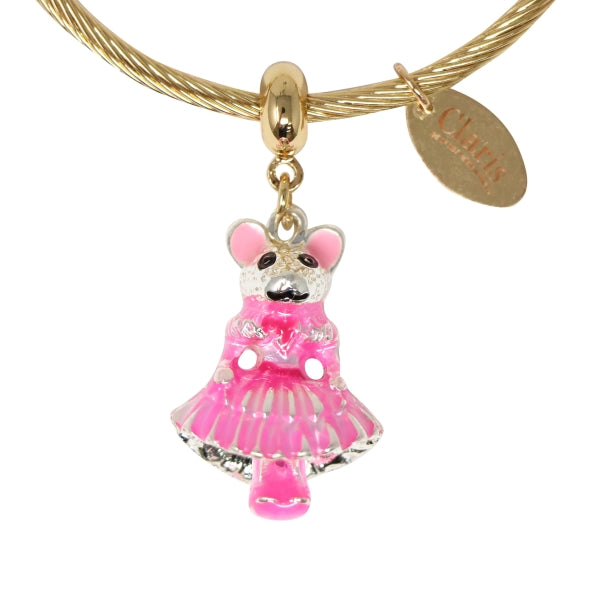 Claris Charm Bracelet - Pink Poppy