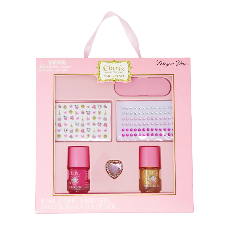 Claris Nail Gift Set - Pink Poppy