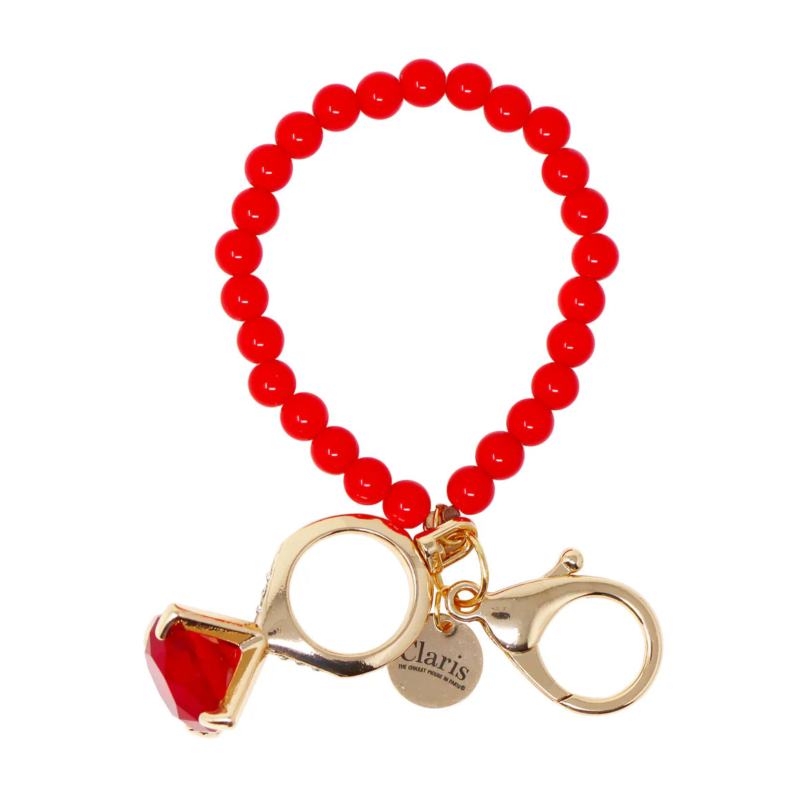 Claris Fashion Holiday Heist  Key Chain - Pink Poppy