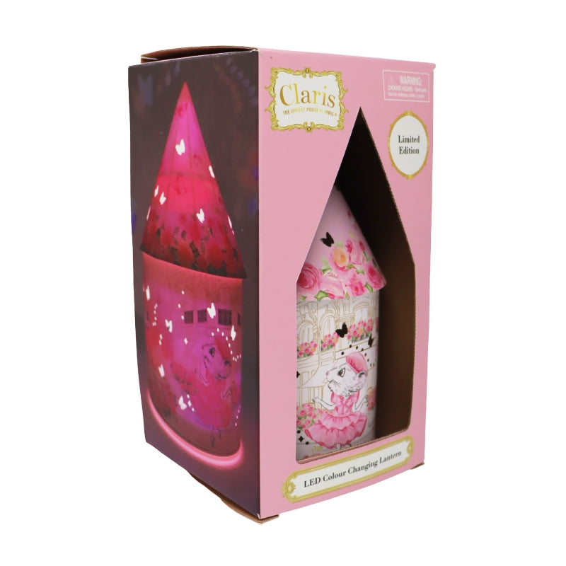 Claris Colour Changing LED Lantern - Pink Poppy
