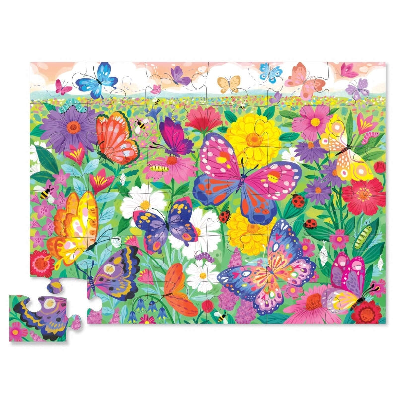 Butterfly Garden Floor Puzzle 36pc - Crocodile Creek