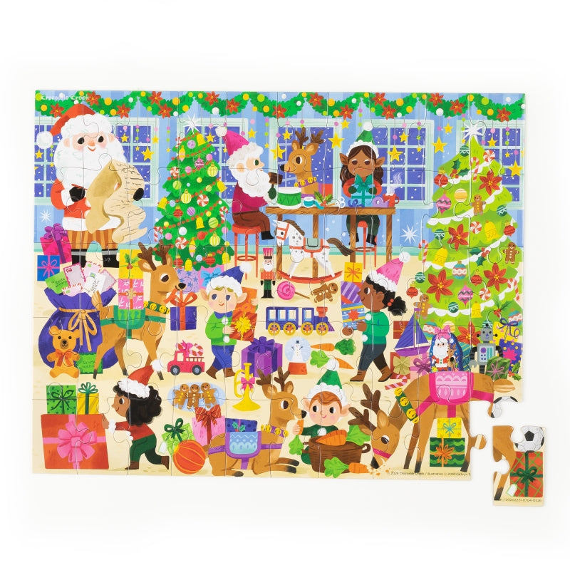 Santas Workshop 50pc Puzzle - Crocodile Creek