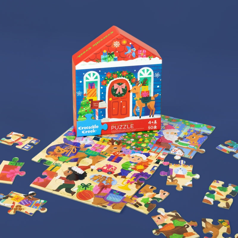 Santas Workshop 50pc Puzzle - Crocodile Creek