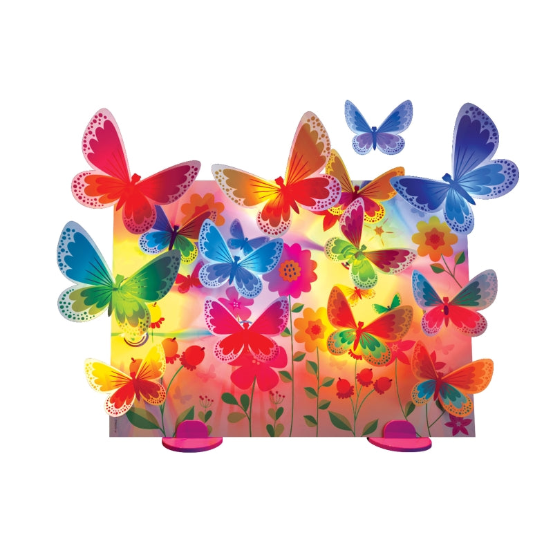 3D Glow Butterfly Canvas KidzMaker - 4M