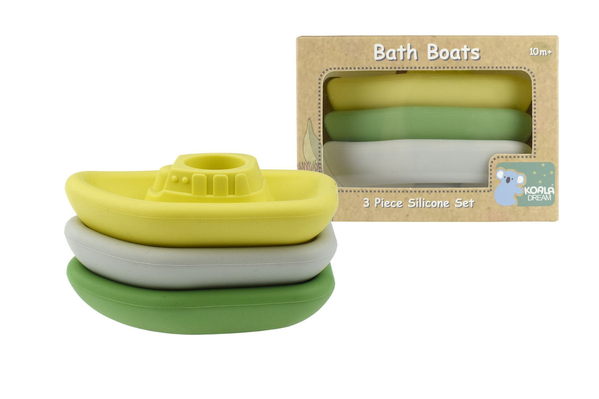 Bath Boats 3pc Silicone - Koala Dreams