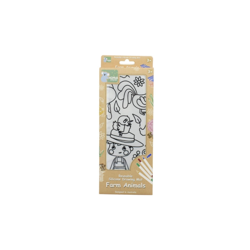 Reusable Silicone Colouring Drawing Mat - Koala Dream
