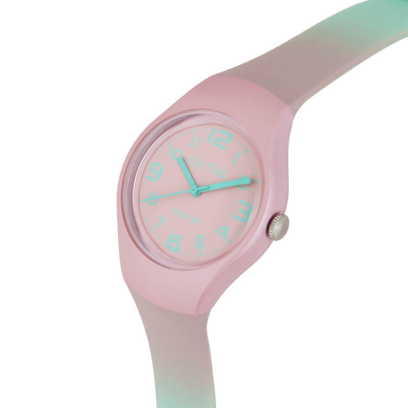 CACTUS Pink/Mint Analogue Watch