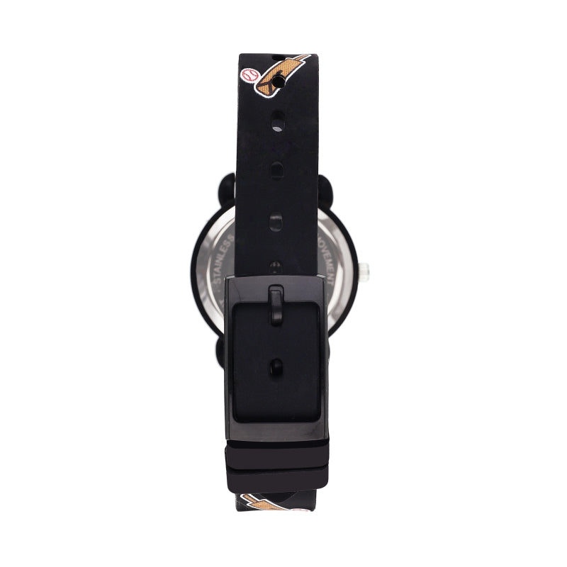 CACTUS Time Teacher Watch - Black Soccer Ball