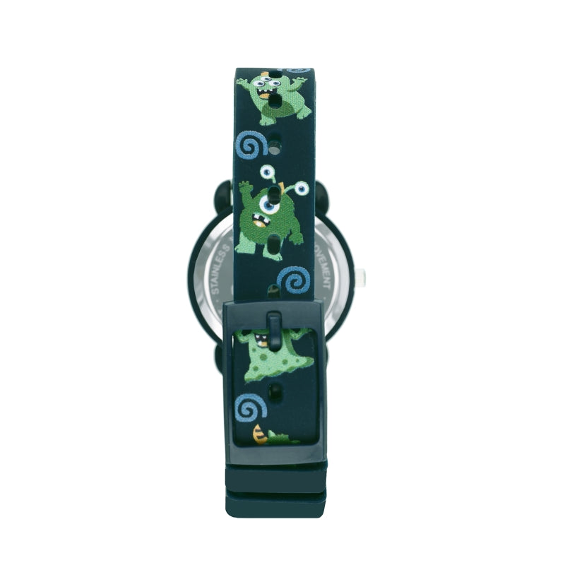 CACTUS Time Teacher Watch - navy blue Monster