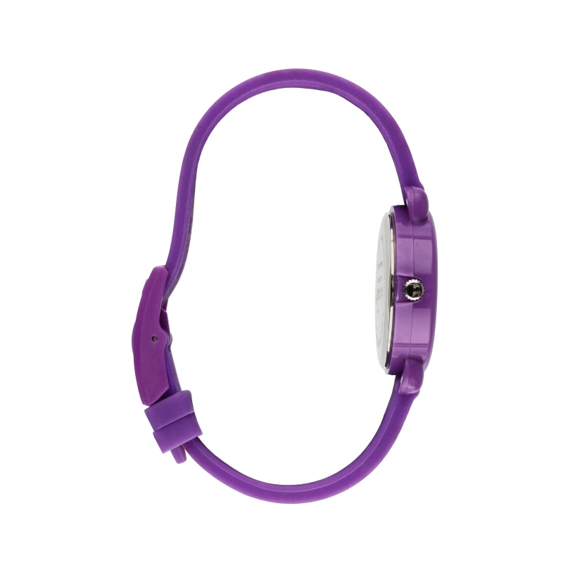 CACTUS Watch Time Teacher - Purple Flowers