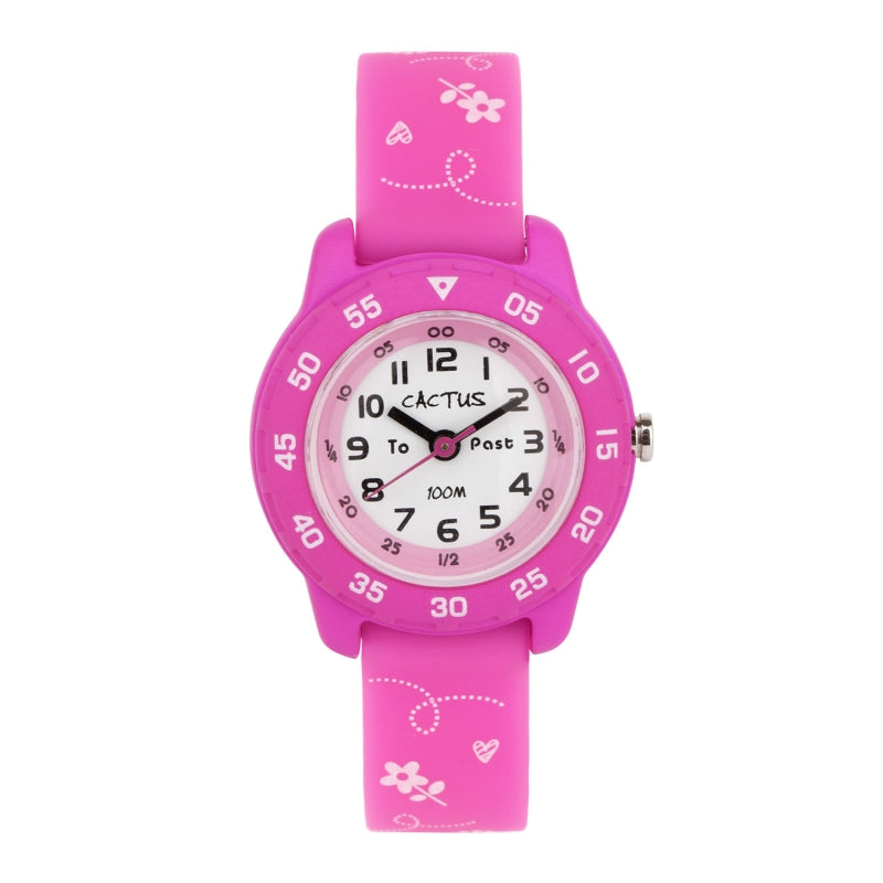 CACTUS Junior Time Teacher - Pink Flower