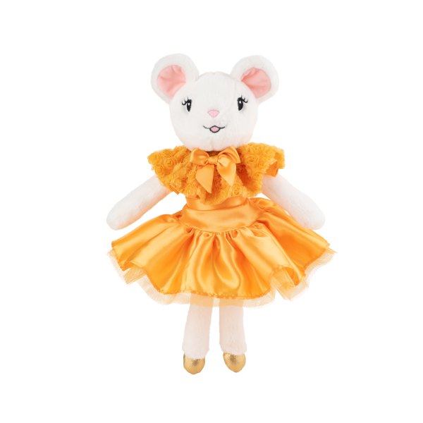 Claris Plush 30cm Tres Chic Tangerine