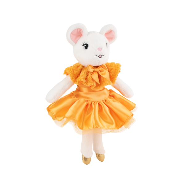 Claris Plush 30cm Tres Chic Tangerine