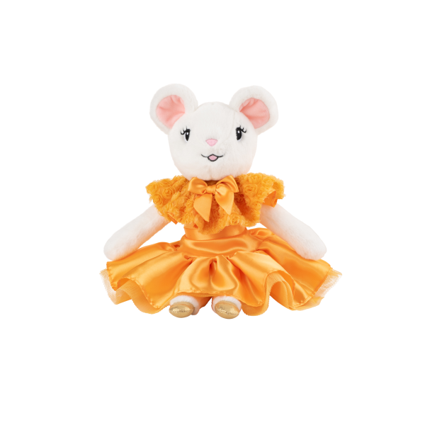 Claris Plush 30cm Tres Chic Tangerine