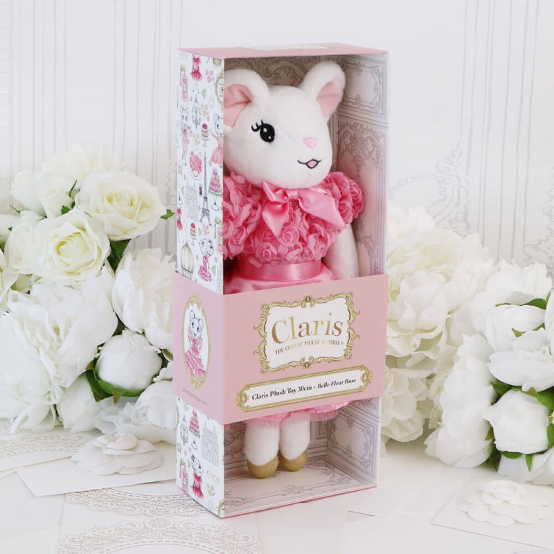 Claris Plush 30cm Belle Fleur Rose