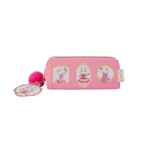 Claris Pencil Case with pom pom