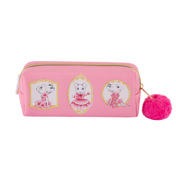 Claris Pencil Case with pom pom