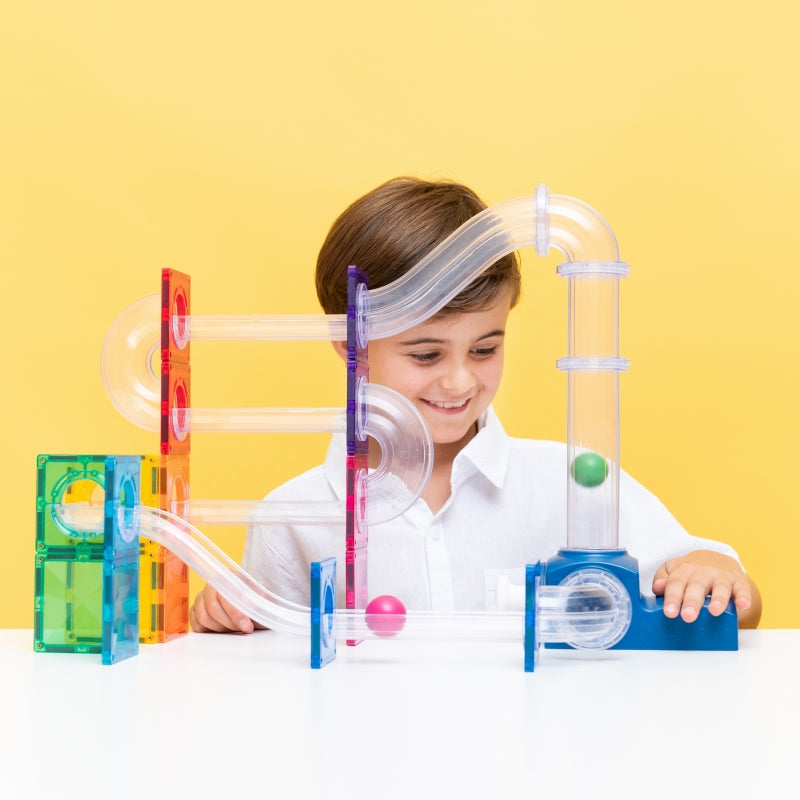 Ball Run Launcher Pack 47pc - Connetix