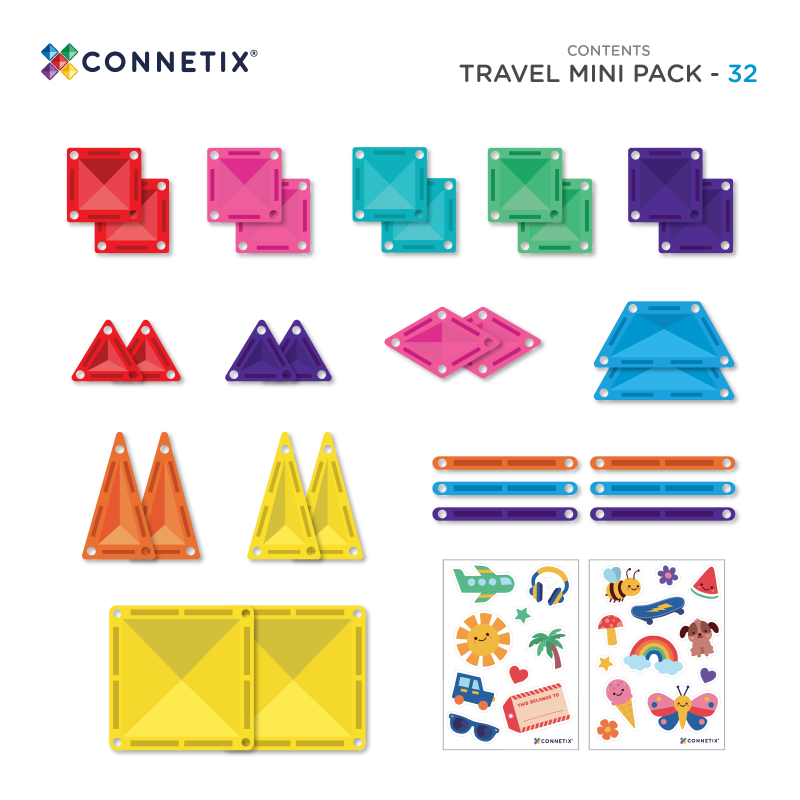 Travel Mini Pack 32pcs Connetix